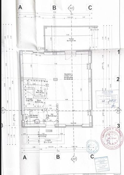 Casă cu 5 camere cu Teren 500 Mp în Frumușani