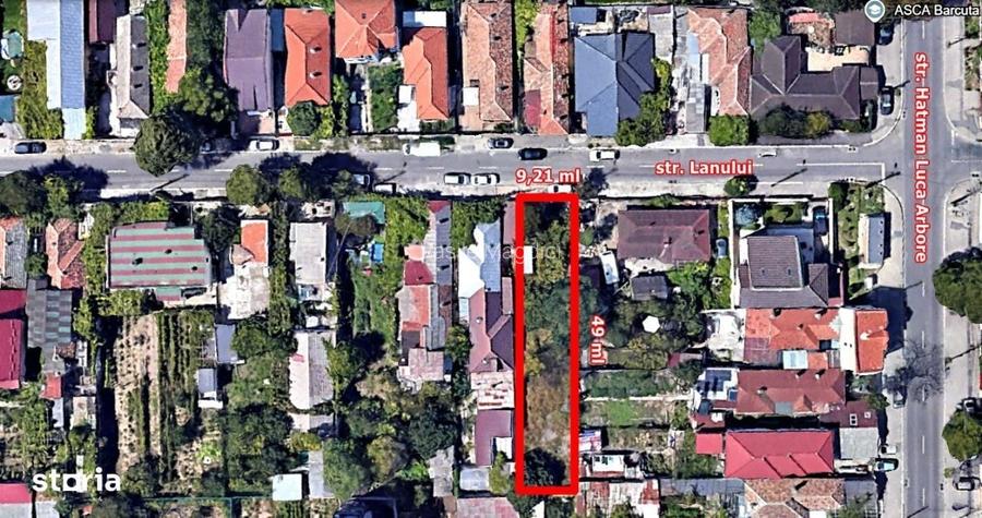 Teren intravilan 452 mp Strada Lanului, Km 5, Constanta
