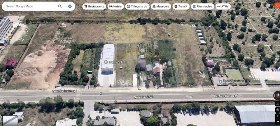 Teren construcție, în Centura Nord