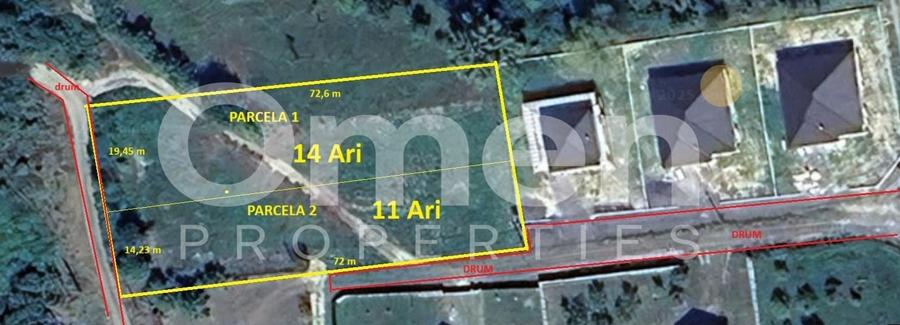Teren Construcții intravilan de 2500 mp, în Vest