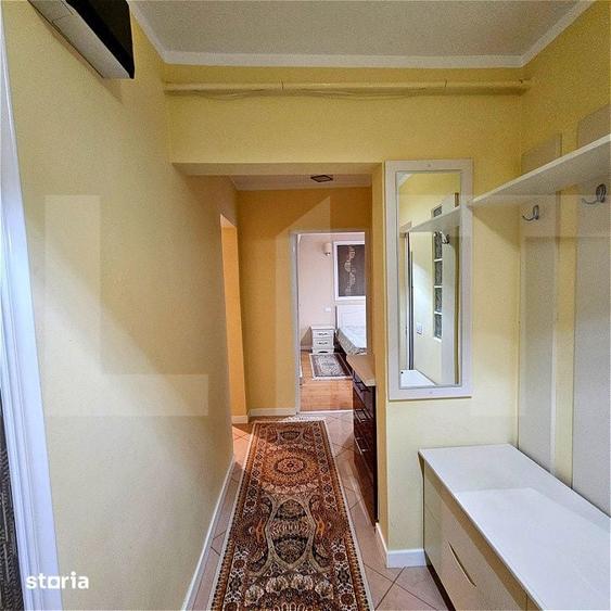 Apartament cu 3 camere, mobilat în Central