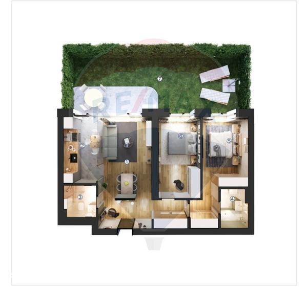 Vanzare apartamente 3 camere Pallady - 2