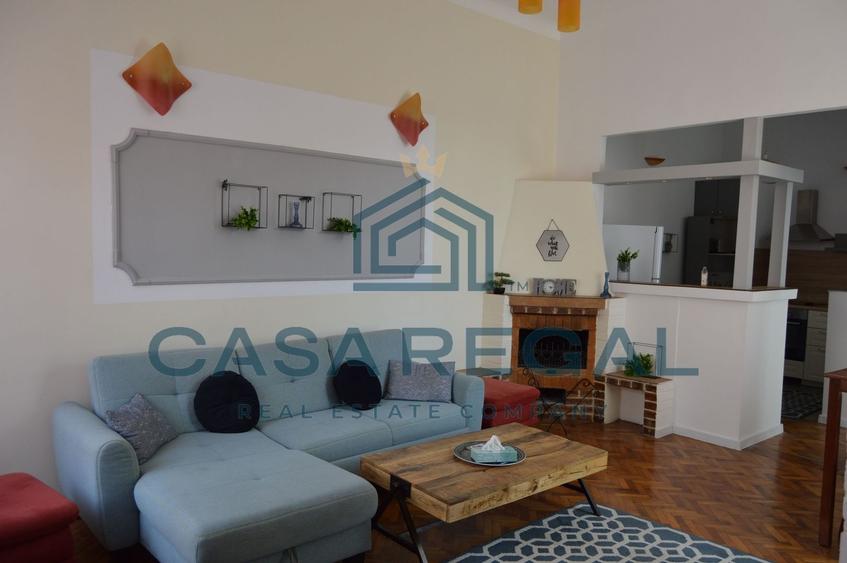 Apartament cu 3 camere semidecomandat, mobilat în Ultracentral