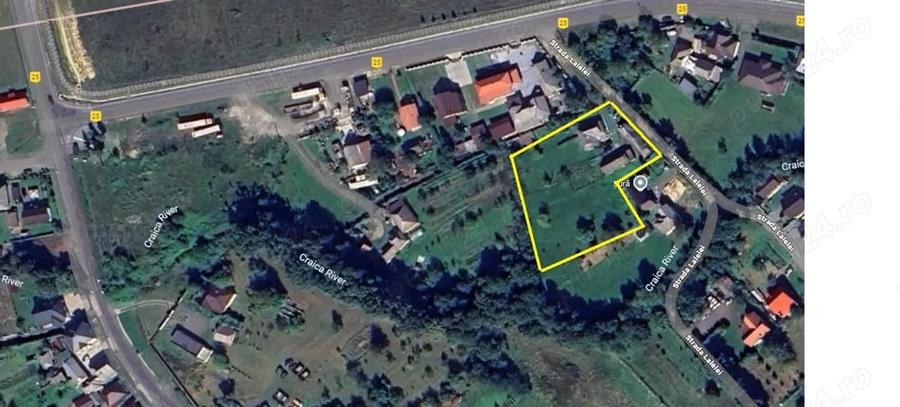 Teren de 3800 mp, în Satu Nou de Sus