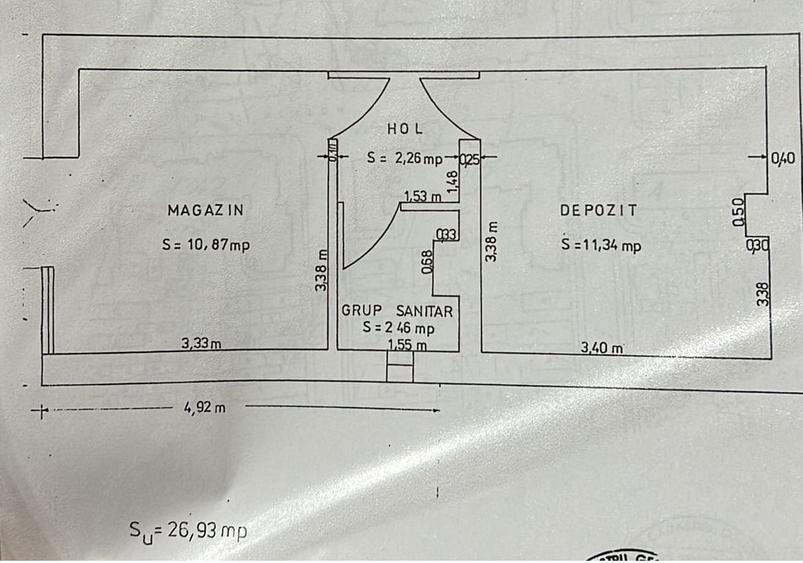 Spațiu comercial, de 27 mp, în Școlilor