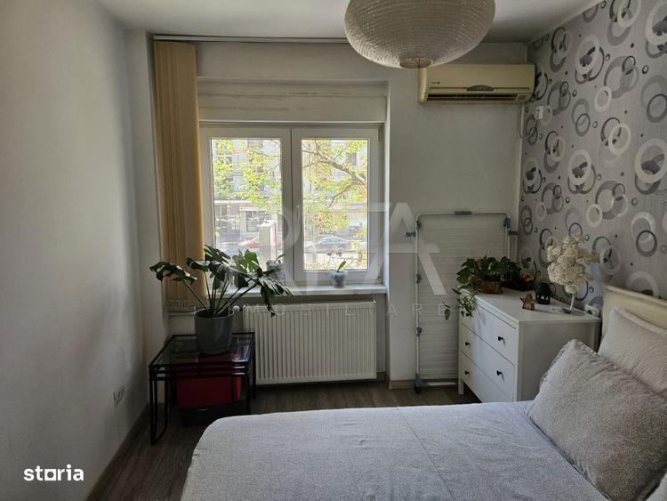 Apartament cu 2 camere semidecomandat, mobilat în Romană