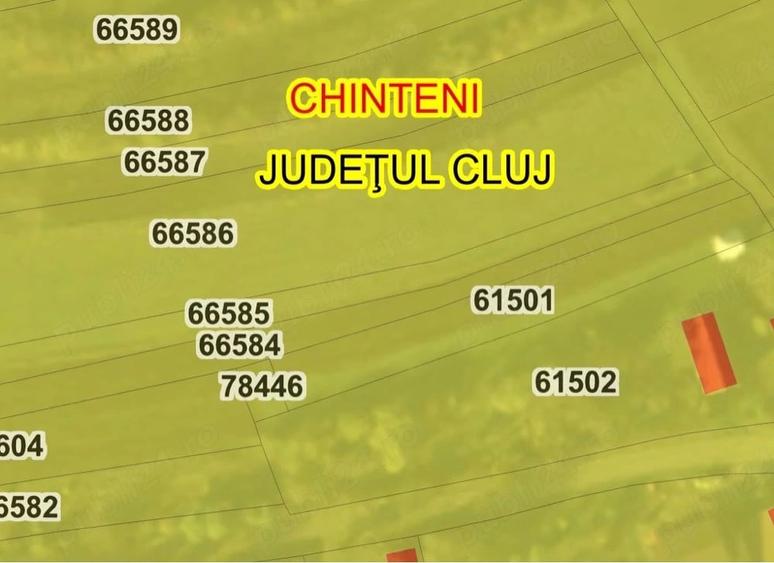 Teren de 1400 mp, în Chinteni