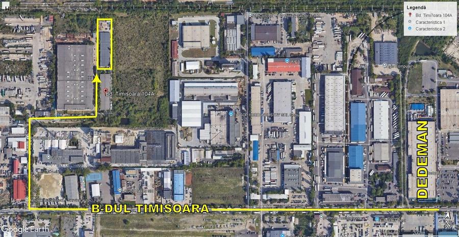Spațiu industrial, de 2,200 mp, în Timișoara