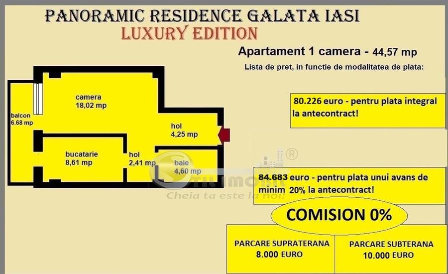 Garsonieră decomandată în Galata