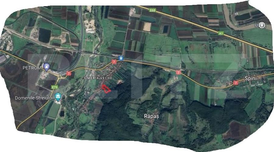 Teren Construcții intravilan de 3317 mp, în Simeria Veche