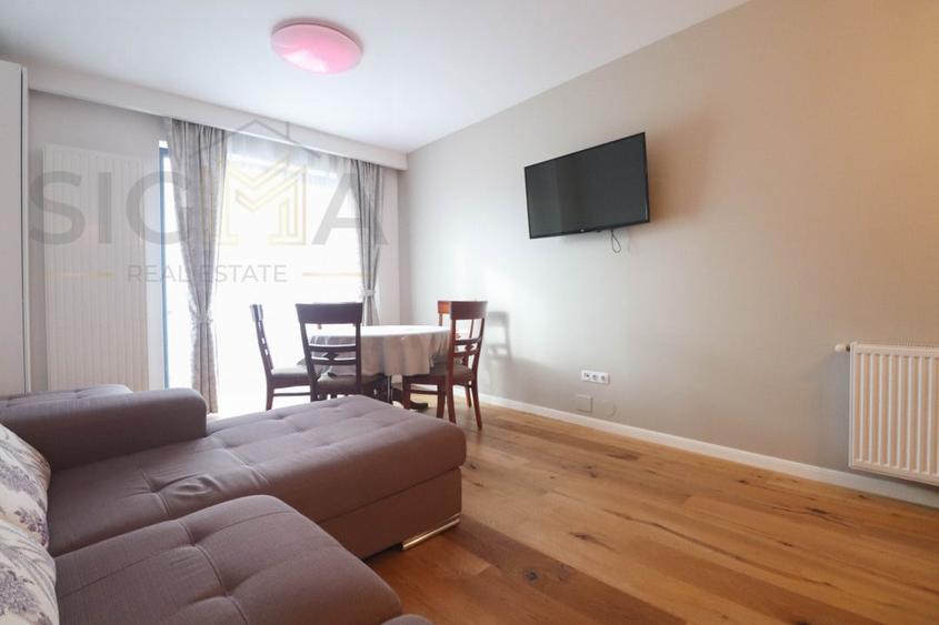 Apartament cu 2 camere semidecomandat, mobilat în Semicentral
