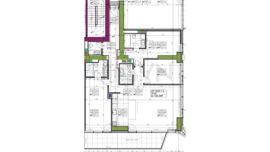 Apartament cu 4 camere decomandat în Barbu Văcărescu