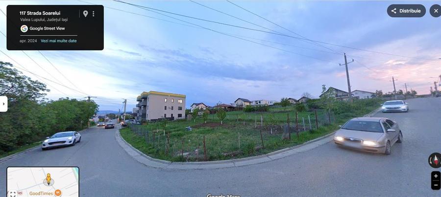 Teren Construcții intravilan de 603 mp, în Valea Lupului