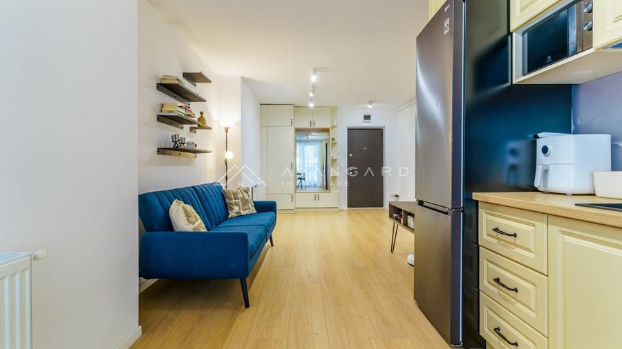 Apartament cu 2 camere semidecomandat, mobilat în Grigorescu