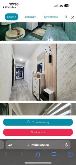 Apartament cu 2 camere decomandat în Cumpăna