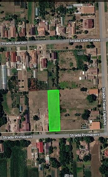 Teren de 1470 mp, în Macea
