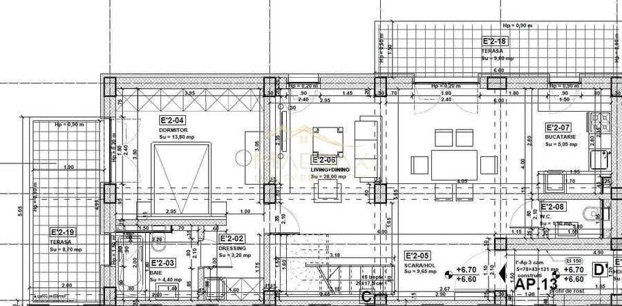 Sediul Ideal de Firmă: Duplex 4 Camere | 4 Terase Mari (70mp)| Parcare| Crângasi - 8