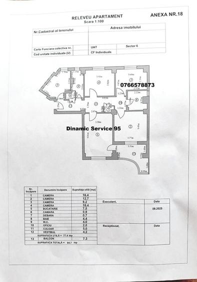Apartament cu 4 camere decomandat, mobilat în Ghencea