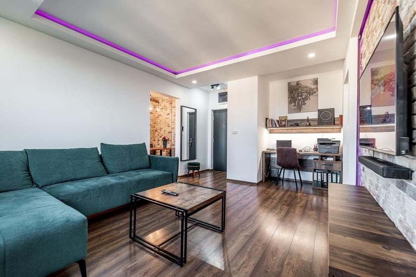 Apartament cu 2 camere semidecomandat, mobilat în Micălaca