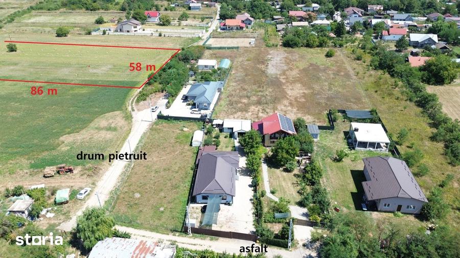 teren intravilan Darza (langa Buftea si Corbeanca) utilitati, negociab - 3