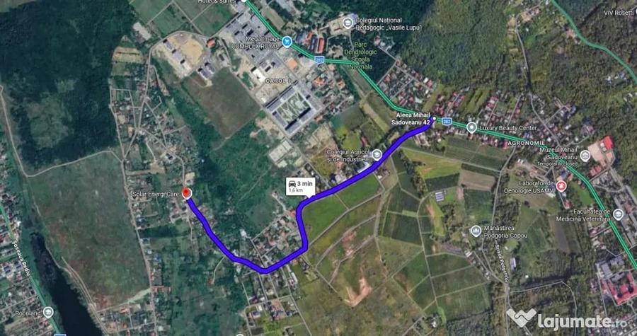 Teren de 350 mp, în Copou
