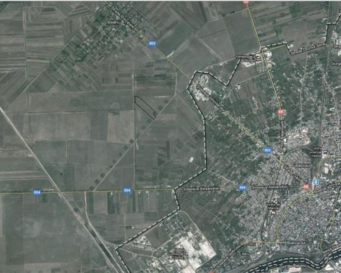 Teren de 42000 mp, în Central