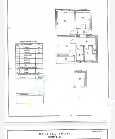 Apartament cu 3 camere decomandat în 1 Decembrie 1918