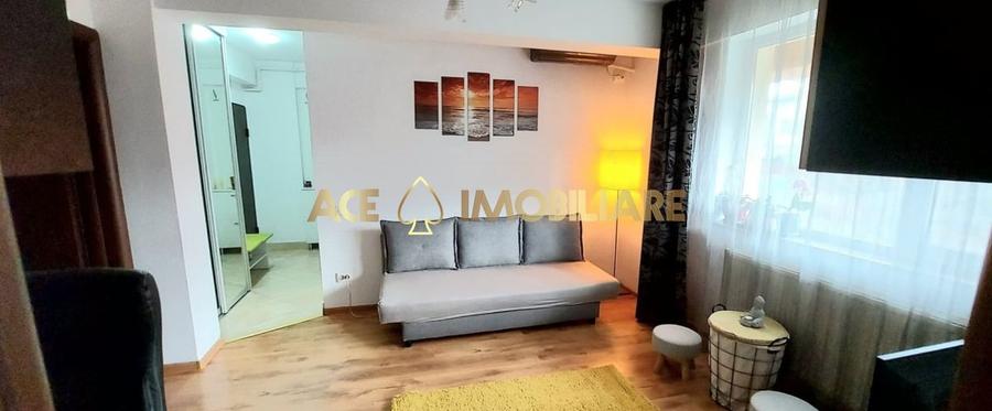 Apartament cu 2 camere semidecomandat, mobilat în Mihai Bravu