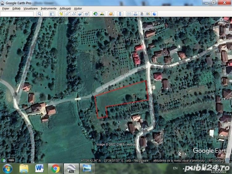 Teren de 3100 mp, în Văleni