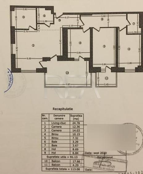Apartament cu 5 camere decomandat, mobilat în Pajura