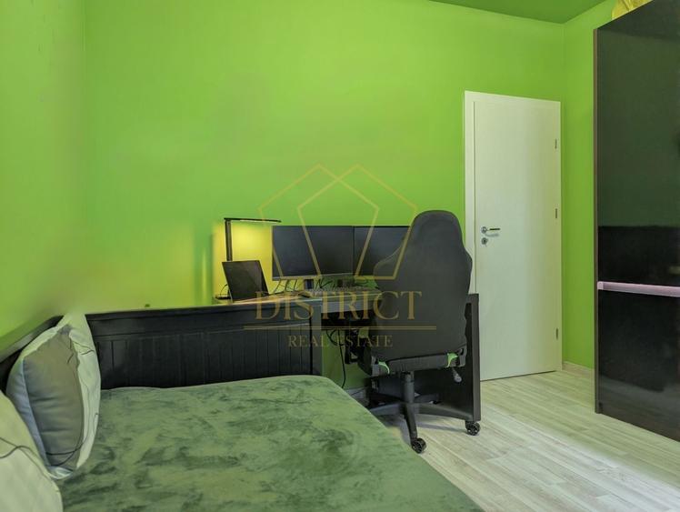 Apartament cu 3 camere semidecomandat, mobilat în Girocului