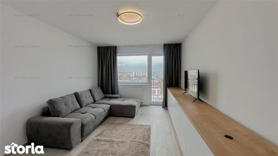 Apartament cu 3 camere decomandat, mobilat în Tractorul