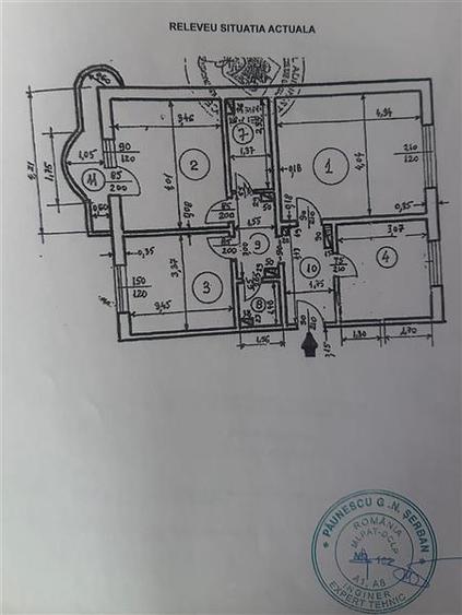 Apartament 3 camere  Vitan hol in H - 1