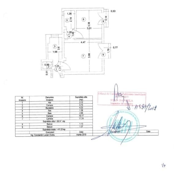 Apartament cu 2 camere în Kogălniceanu