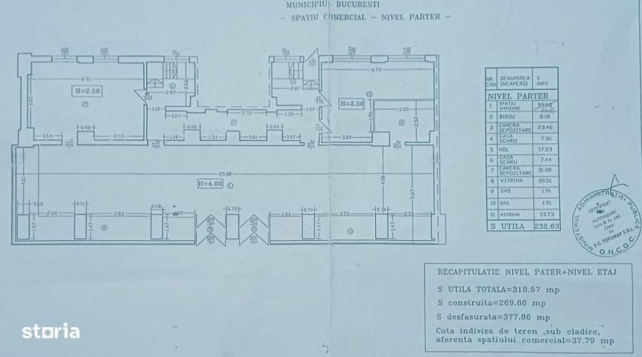Spațiu comercial, de 318 mp, în Gara de Nord
