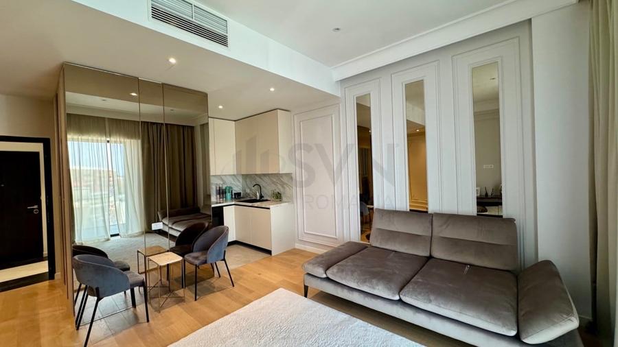 Apartament cu 2 camere semidecomandat, mobilat în Barbu Văcărescu