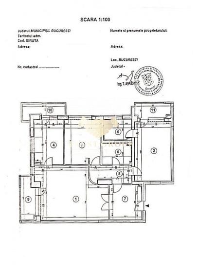 Apartament cu 3 camere decomandat, mobilat în Herăstrău