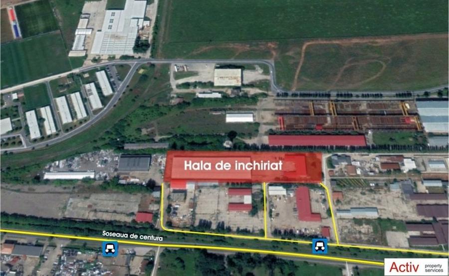 Spațiu industrial, de 3,850 mp, în Sud