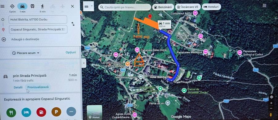 Teren Construcții intravilan de 5400 mp, în Ceahlău