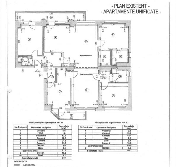 Apartament cu 4 camere semidecomandat, mobilat în 1 Mai