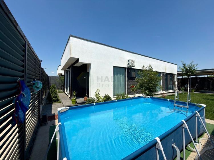 Casă individuală cu 3 camere cu Teren 300 Mp în Tunari