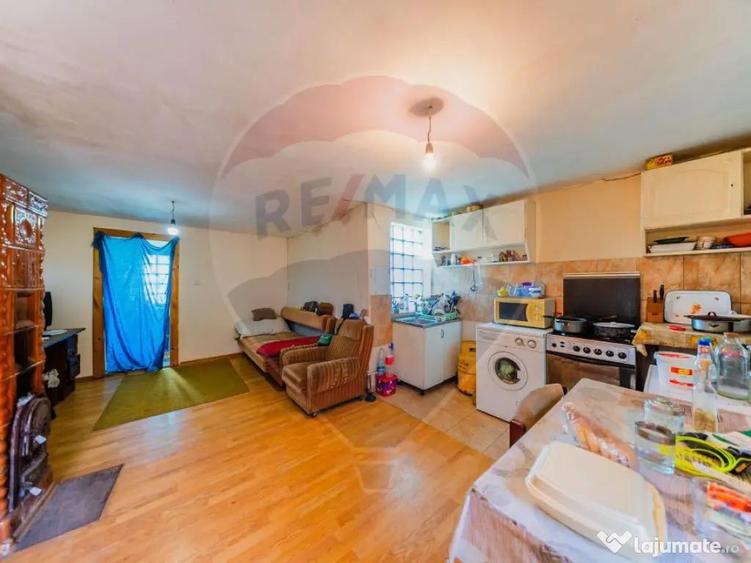 Casă cu 2 camere cu Teren 4500 Mp în Cărand