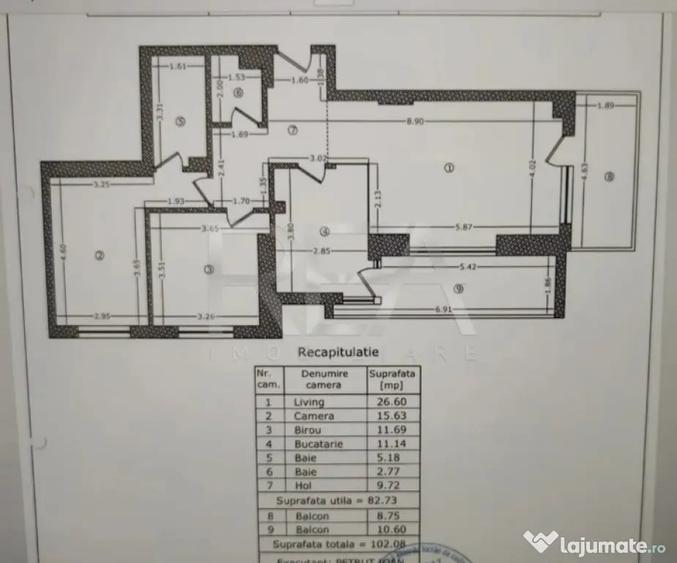 Apartament cu 3 camere decomandat în Colentina