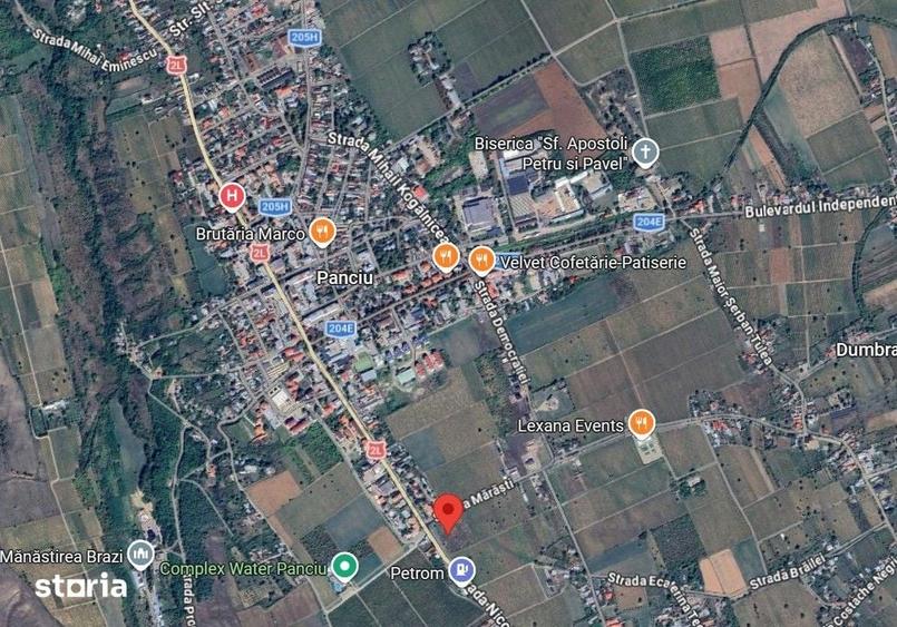 Teren de 9000 mp, în Central