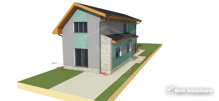 Casă individuală cu 2 camere cu Canalizare în Someșeni