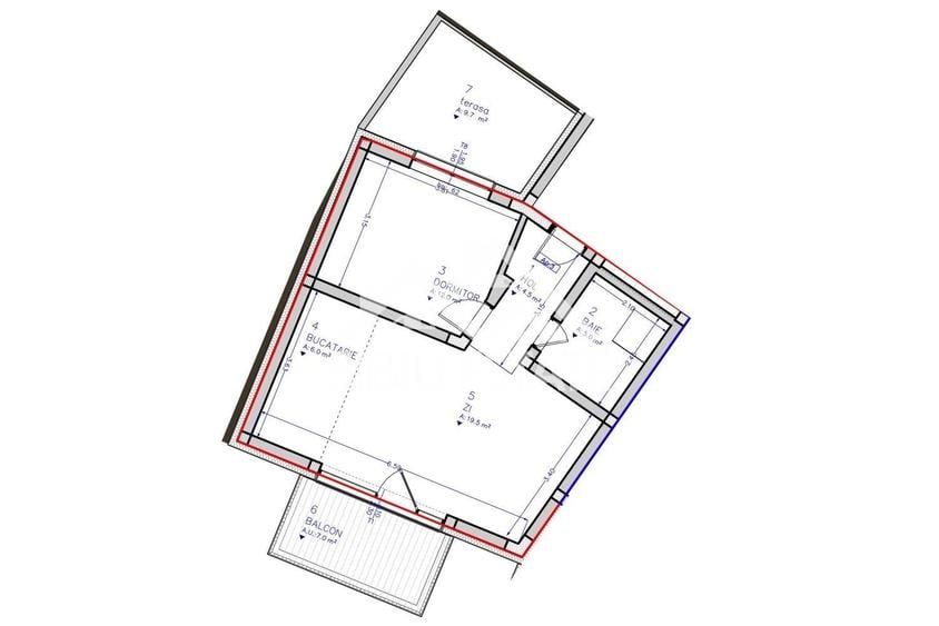 Apartament cu 2 camere decomandat în Șelimbăr