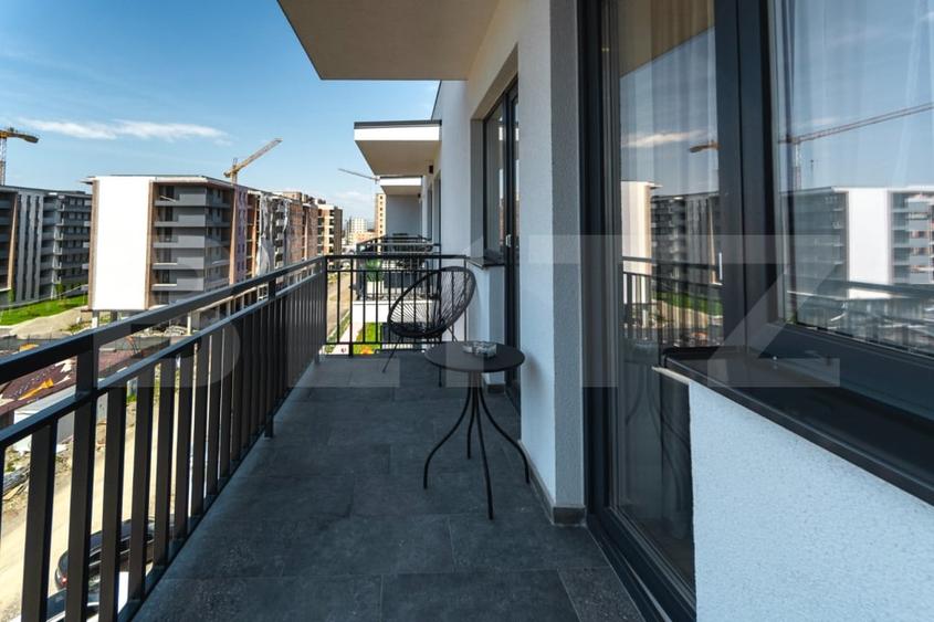 Apartament cu 2 camere decomandat, mobilat în Tractorul
