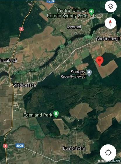 Teren de 4220 mp, în Ghermănești