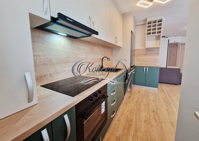 Apartament cu 2 camere semidecomandat, mobilat în Florești