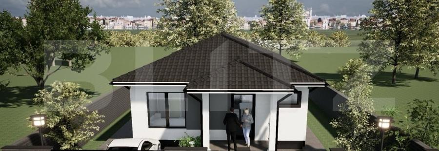 Casă individuală cu 3 camere cu Canalizare în Cetate